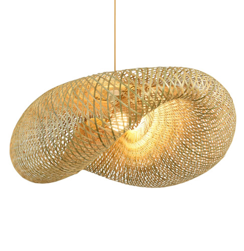 Бамбуковая люстра в Азиатском стиле