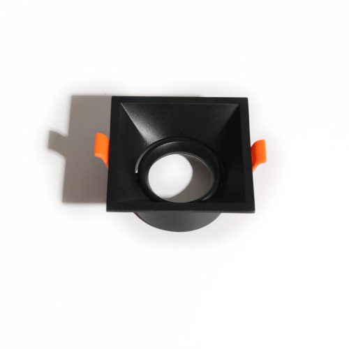 Спот потолочный встраиваемый, точечный черный матовый, 1хGU10