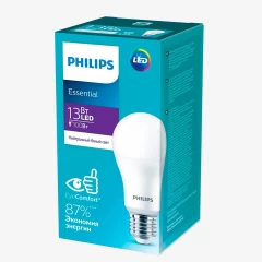 PHILIPS Лампа ESS LEDBulb 13W E27 4000K 230V 1/12 Нейтральный цвет