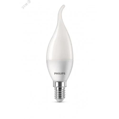 PHILIPS Лампа ESSLEDCandle6W 620lm E14 840BA35FR Нейтральный цвет