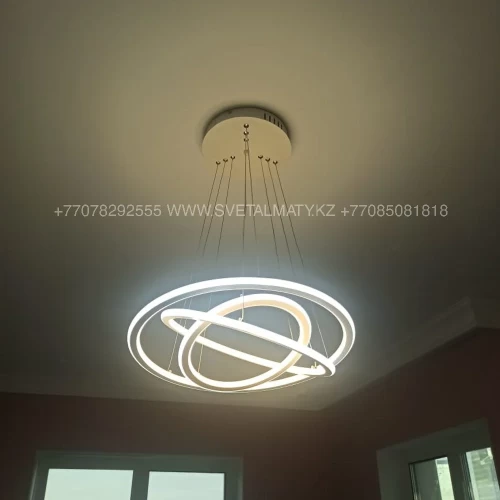 LED люстра в современном стиле Хай-тек 3 Кольца