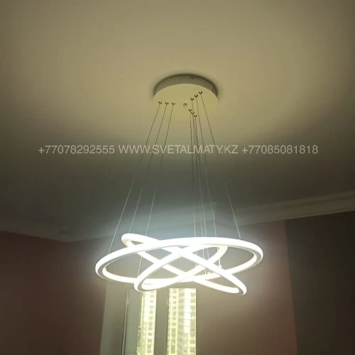 LED люстра в современном стиле Хай-тек 3 Кольца