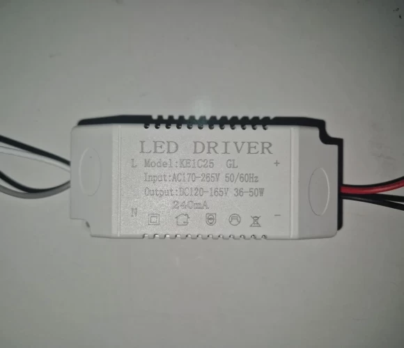 LED Driver KE1C25GL 36-50W 240mA AC170-265V DC120-165V