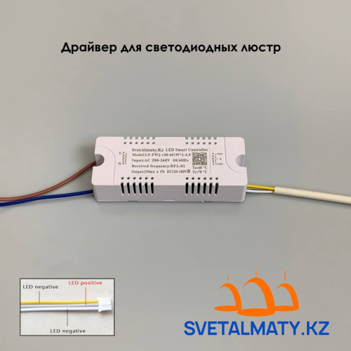 LED драйвер SvetAlmaty.kz 40-60W *2 (Тайвань)
