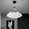 Люстра-облако с 13 матовыми акриловыми шарами