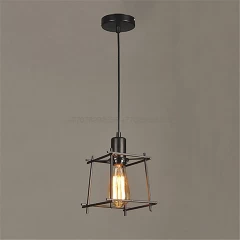 Квадратный лофт подвес Retro Quadro Metall