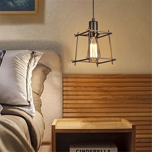 Квадратный лофт подвес Retro Quadro Metall