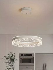 Люстра светодиодная на 1 кольцо, цвет белый