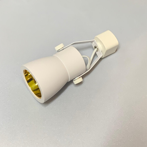 Трековый светильник с заменяемой лампой GU10 (Черный с золотом)