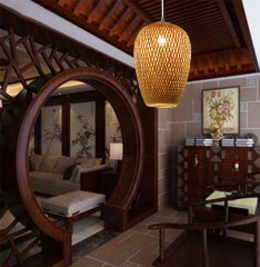 Люстра плетеная &quot;Природный уют&quot;, скандинавский стиль, 24 см