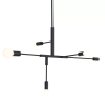 Люстра черная минимализм в модерне (Black Chandelier Modern-Minimalism)