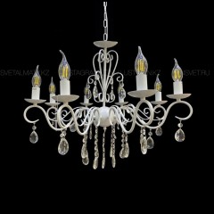 ЛЮСТРА ПОДВЕСНАЯ 29630 8X40 ВТ E14 БЕЛЫЙ