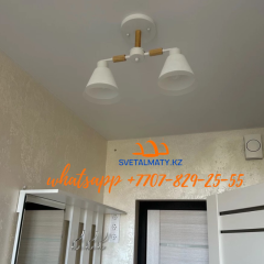 Люстра потолочная 2103 на 2 белых плафона 