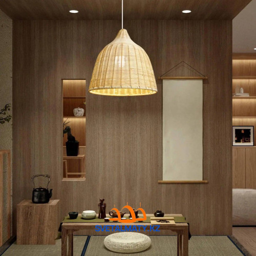 Декоративная подвесная лампа из соломы P3005-250