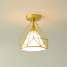 Золотистый потолочный ЛОФТ светильник 5539-1.3 GD