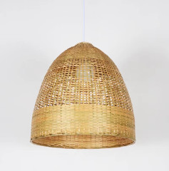 Плетеная люстра &quot;Эко-уют&quot;, E27, регулируемая высота до 120 см, диаметр 40 см