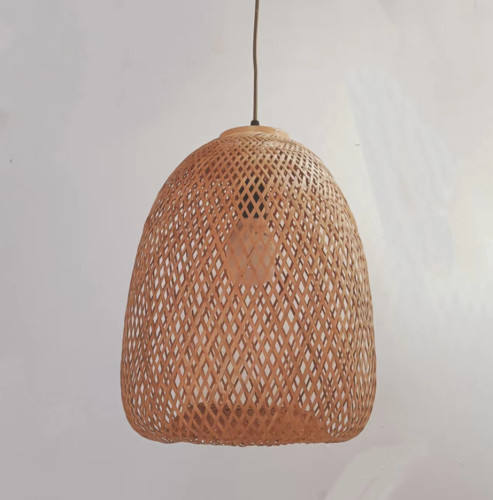 Плетеная люстра "Природная лёгкость", E27, два варианта размера, регулируемая высота