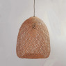 Плетеная люстра "Природная лёгкость", E27, два варианта размера, регулируемая высота