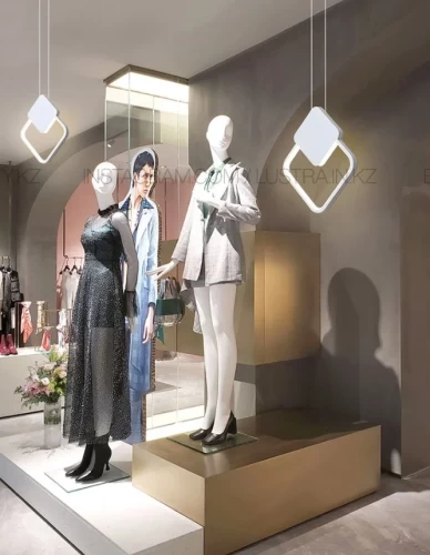 Подвесной светильник в современном стиле в белом цвете. Код товара: LED-012-12W-WH