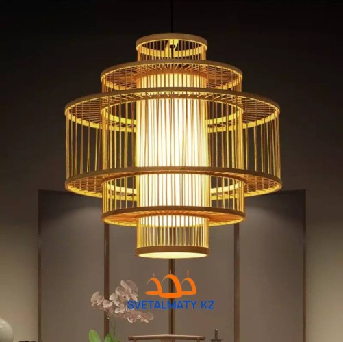 Соломенная люстра в китайском стиле P3062-500