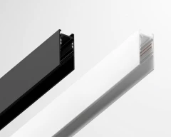 Магнитный шинопровод LUX накладной/подвесной 2м, черный/белый