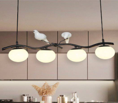 Современный подвесной светодиодный светильник в виде птицы 9597 BK