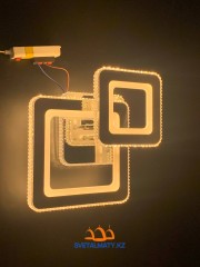 Современные квадратные домашние светильники 7272-1+1 CR