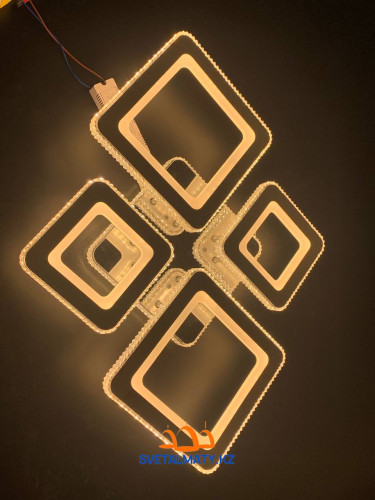 Люстра современная с дистанционным управлением 7272-2+2 CR