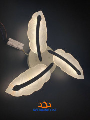 Креативная LED люстра из перьев 7245-3