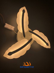 Креативная LED люстра из перьев 7245-3