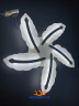 Креативная LED люстра из перьев 7245-5