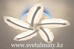 Креативная LED люстра из перьев 7245-5