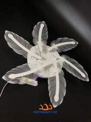 Креативная LED люстра из перьев 7244-6