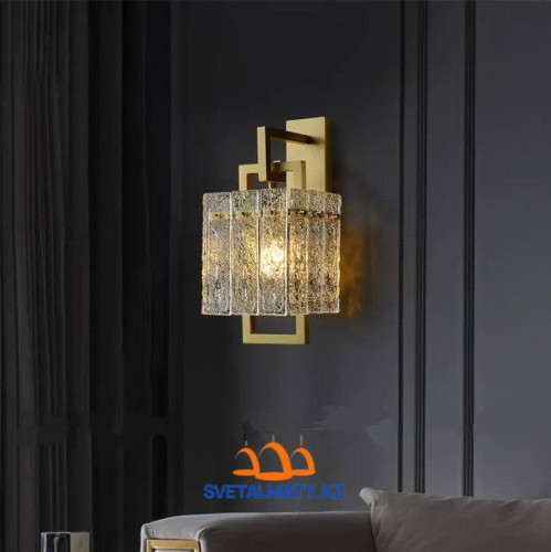 Современные медные cтеклянная лампа W870