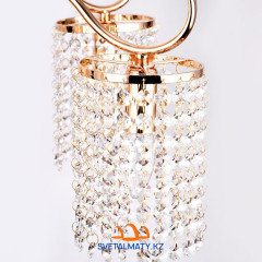 Классическая хрустальная люстра на 5 ламп золото