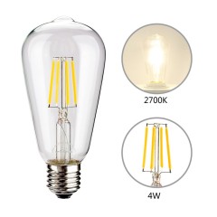 Лофт-лампа Эдисона ST64 Filament Led 10W E27 4000K