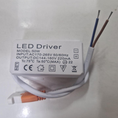 Драйвер для LED-панели 50W AC170-265V DC144-160V 220mA