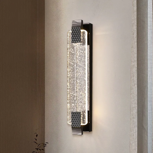 Настенный светильник с кристаллами в виде пузырьков 6180 BK