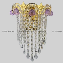 Золотая класcическая хрустальная настенная бра (Модель 98501-2W)