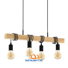 Деревянная люстра в стиле ретро APP974-4CP
