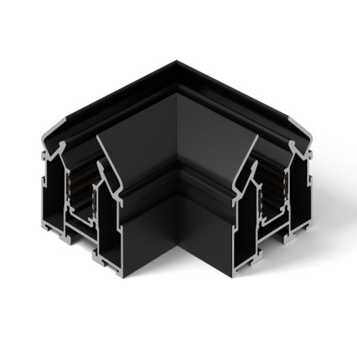 Магнитный L-коннектор PRO для трек-шины скрытого монтажа под натяжной потолок гарпун