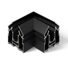 Магнитный L-коннектор PRO для трек-шины скрытого монтажа под натяжной потолок гарпун