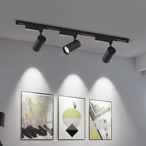 Трековая система освещения черная 3x20W 1М