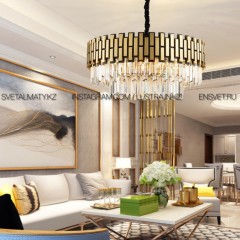 Современная роскошная хрустальная люстра на 5 ламп