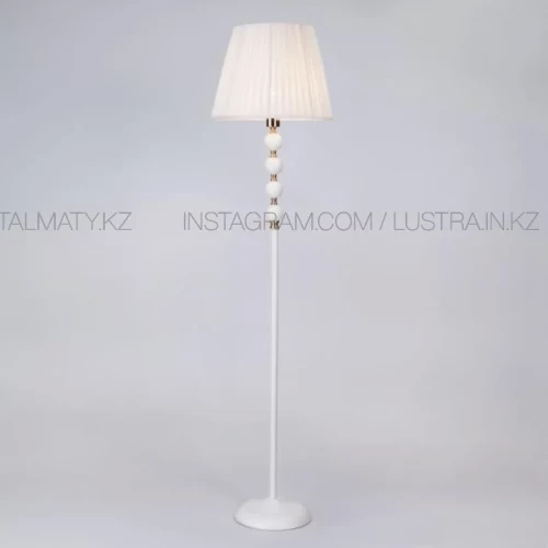Торшер SvetAlmaty.kz на 1 лампу. Цвет белый+золото