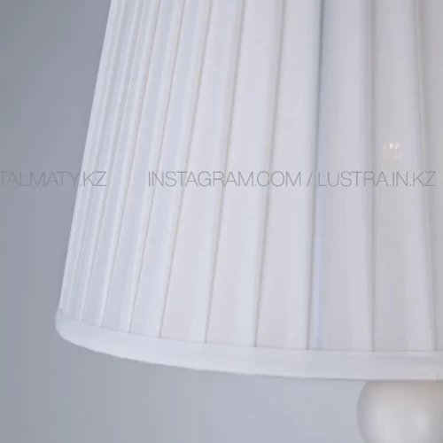 Торшер SvetAlmaty.kz на 1 лампу. Цвет белый+золото