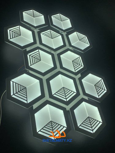 LED светильник потолочный шестиугольные 7252-12