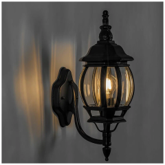 Светильник садово-парковый W1618S BK