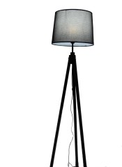 Торшер напольный черный. Бренд SvetAlmaty.kz, код SA2021-1bk