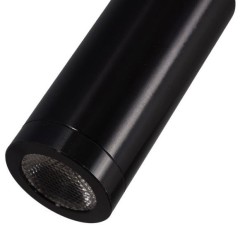 Настенная бра черная с кнопкой на корпусе LED/3W/4000K